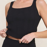 Allie Rose - Womens - Tops - Tanks - Kari Knitted Variegated Top - MTT Collective