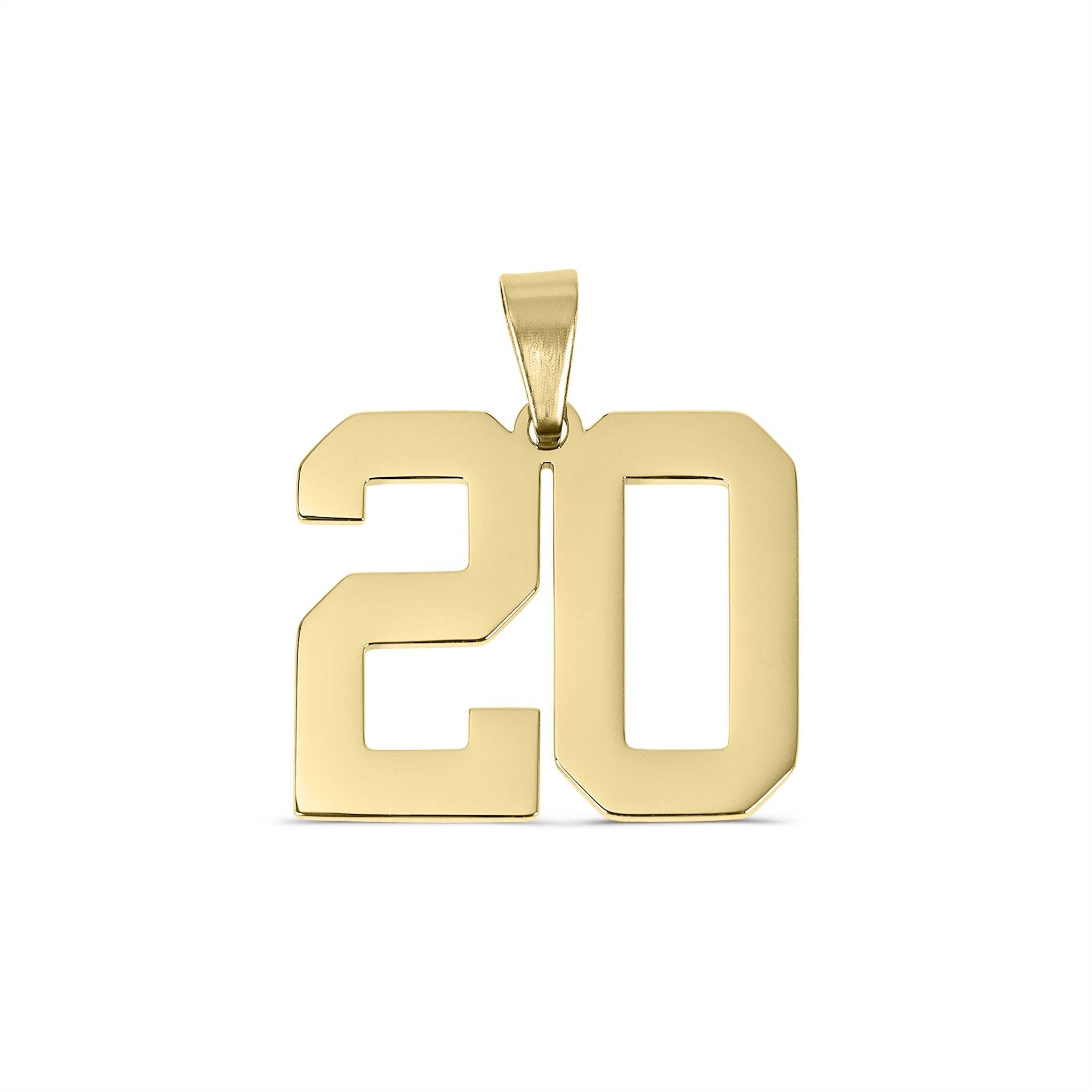 MTT Jewelry - Jewelry - Charms - Sport Number Pendant - MTT Collective