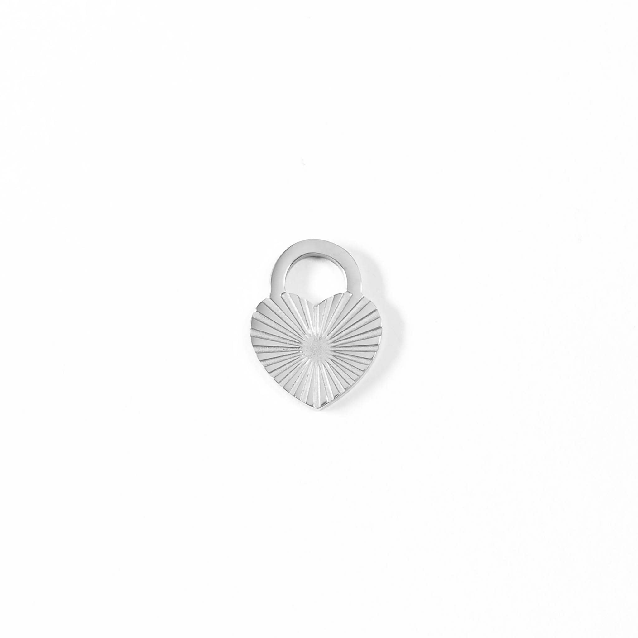 MTT Jewelry - Jewelry - Charms - Sunburst Heart Lock Charm - MTT Collective