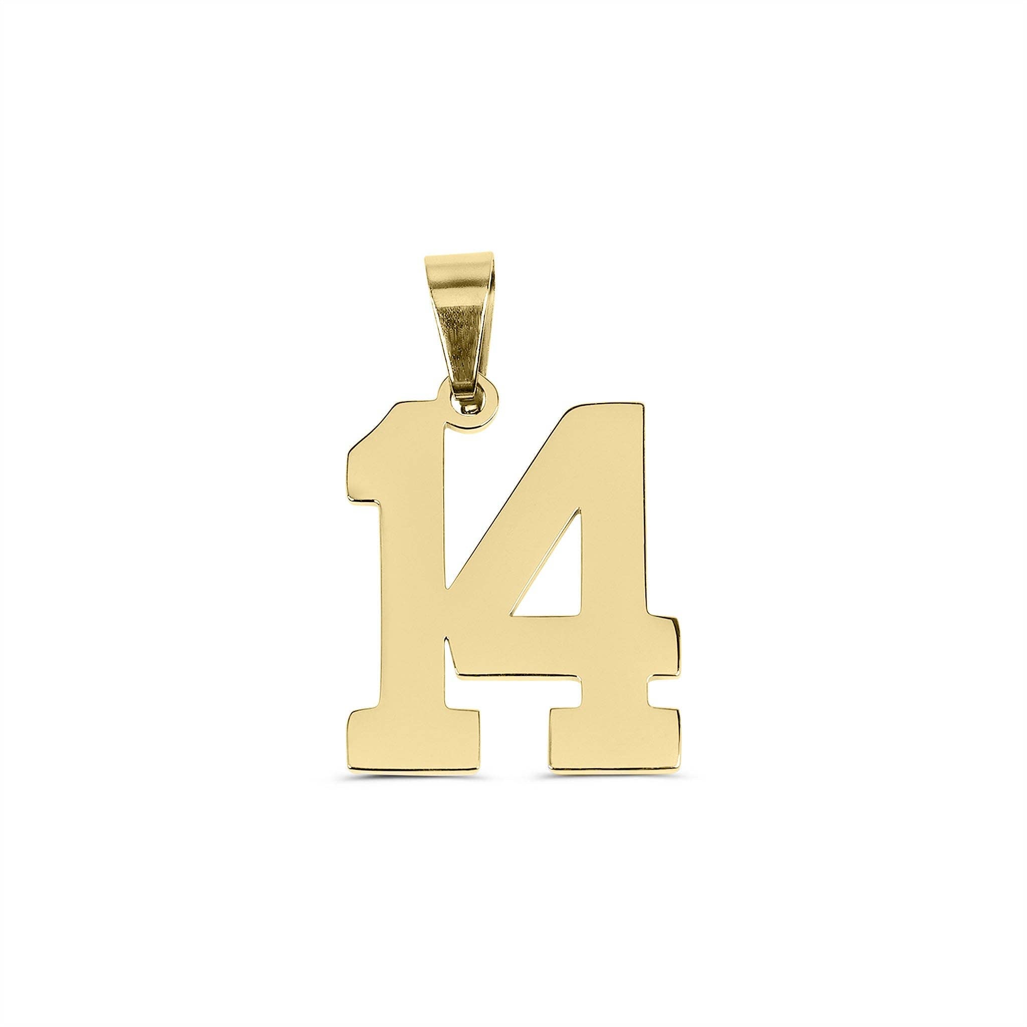 MTT Jewelry - Jewelry - Charms - Sport Number Pendant - MTT Collective