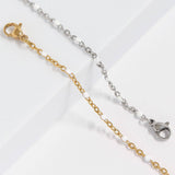 Maggie White Confetti Chain Bracelet