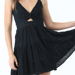 ANGIE - Womens - Dresses - All Over Eyelet Embroidered Mini Dress - MTT Collective
