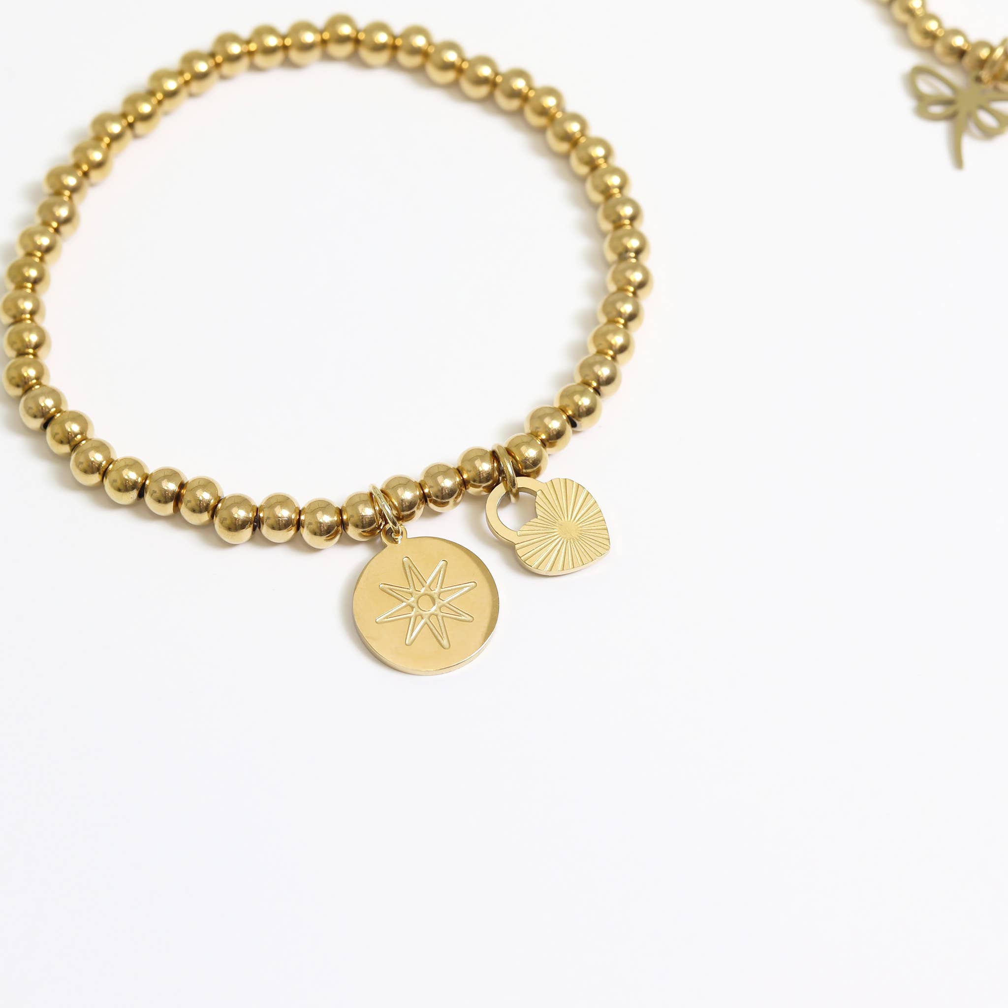MTT Jewelry - Jewelry - Charms - Sunburst Heart Lock Charm - MTT Collective