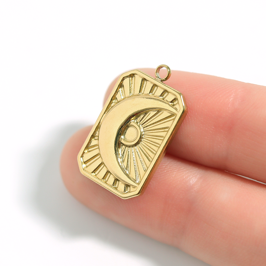 MTT Jewelry - Jewelry - Charms - Sunburst Moon Charm - MTT Collective