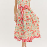 entro - Womens - Dresses - Juliette Floral Midi Sundress - MTT Collective