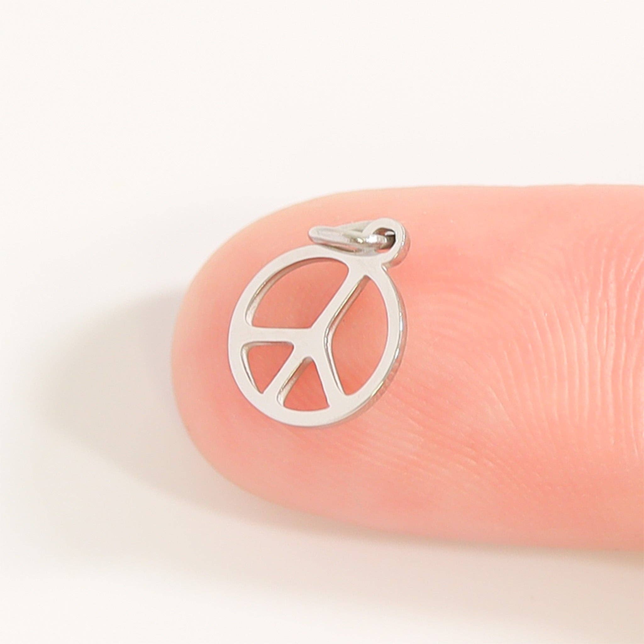 MTT Jewelry - Jewelry - Charms - Peace Sign Charm - MTT Collective