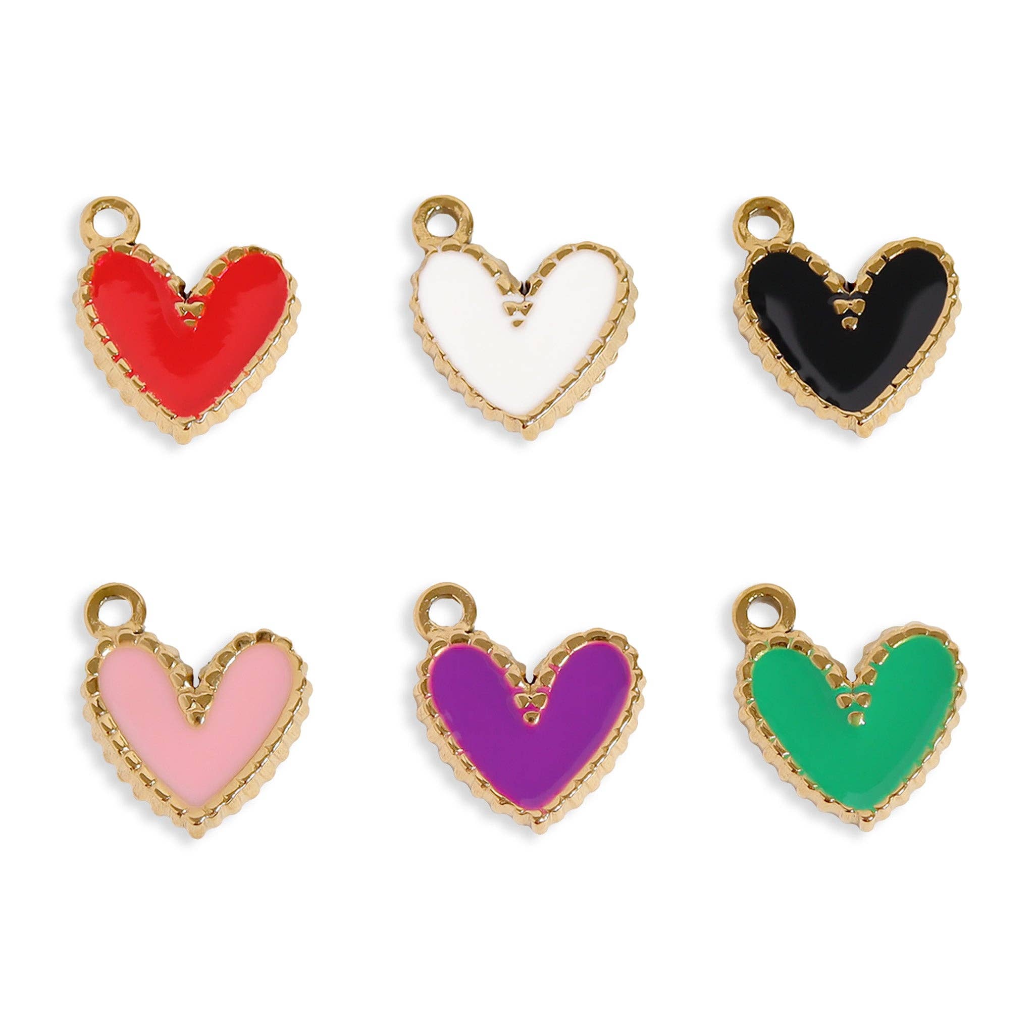 MTT Jewelry - Jewelry - Charms - Epoxy Heart Charm - MTT Collective