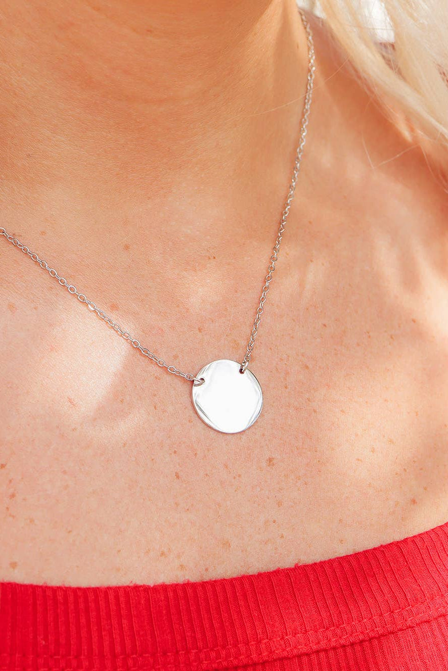 MTT Jewelry - Jewelry - Necklaces - Pamela Held Blank Circle Necklace - MTT Collective