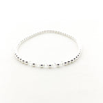 Gracie Beaded Birthstone Accented Bracelet | 3mm - MTT Collective