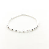 Gracie Beaded Birthstone Accented Bracelet | 3mm - MTT Collective