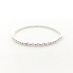 Gracie Beaded Birthstone Accented Bracelet | 3mm - MTT Collective