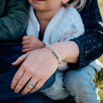 Gracie Beaded Birthstone Accented Bracelet | 3mm - MTT Collective