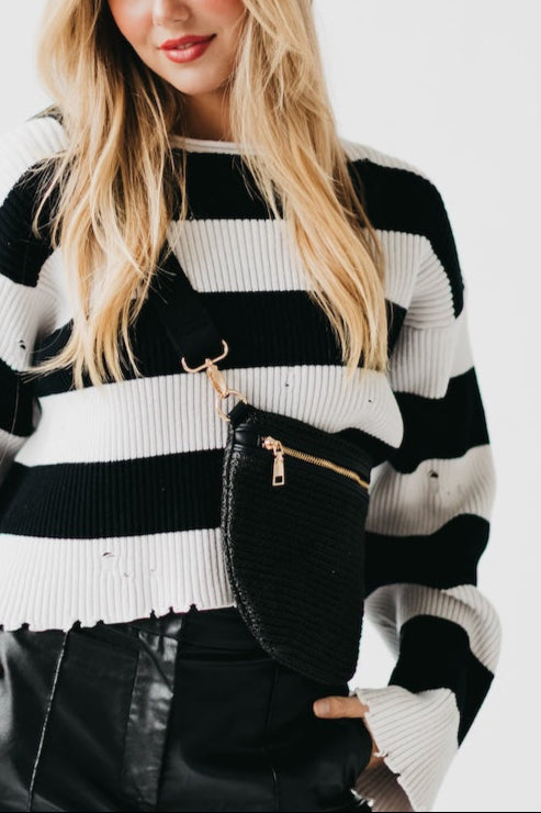 Pretty Simple - Bags - Crossbody & Hip Packs - Rachel Raffia Bum Bag - MTT Collective
