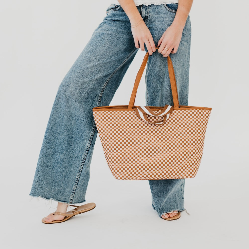 Pretty Simple - Bags - Crossbody & Hip Packs - Woven Tiffany Organizer Tote Bag - MTT Collective