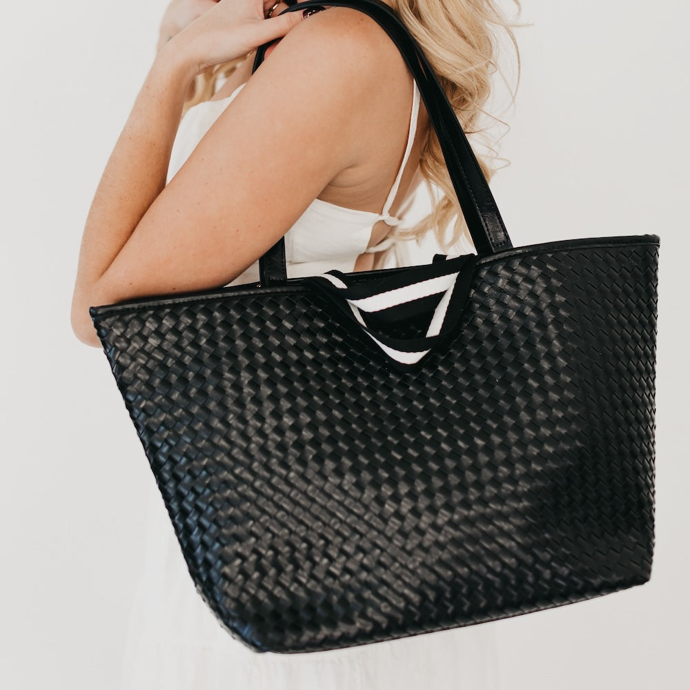 Pretty Simple - Bags - Crossbody & Hip Packs - Woven Tiffany Organizer Tote Bag - MTT Collective