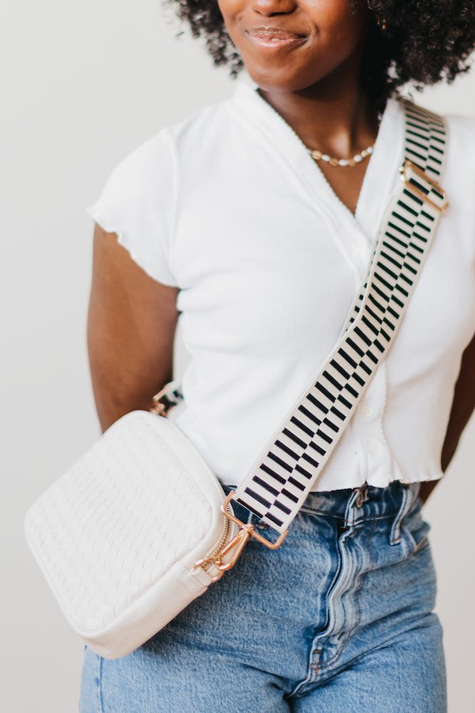 Pretty Simple - Bags - Crossbody & Hip Packs - Woven Willow Camera Crossbody Bag - MTT Collective