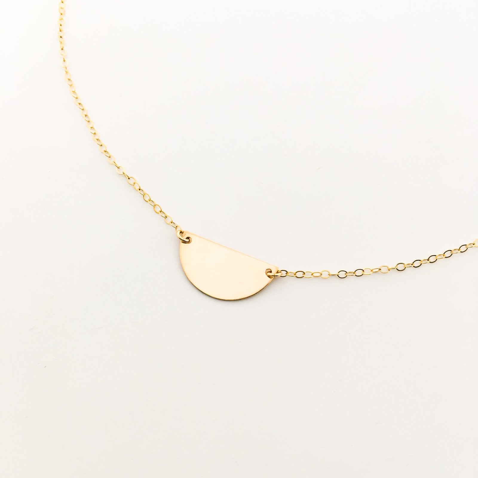 SEMICIRCLE NECKLACE SET | 14K GOLD-FILLED | SET OF 3 - MTT Collective