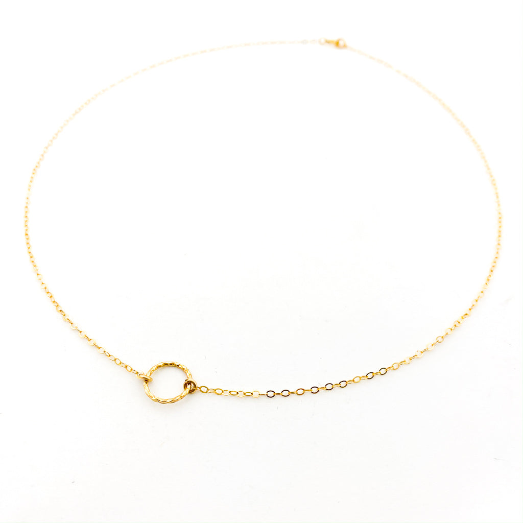 MINI TWISTED UNENDING LOVE NECKLACE | 14K GOLD-FILLED - MTT Collective