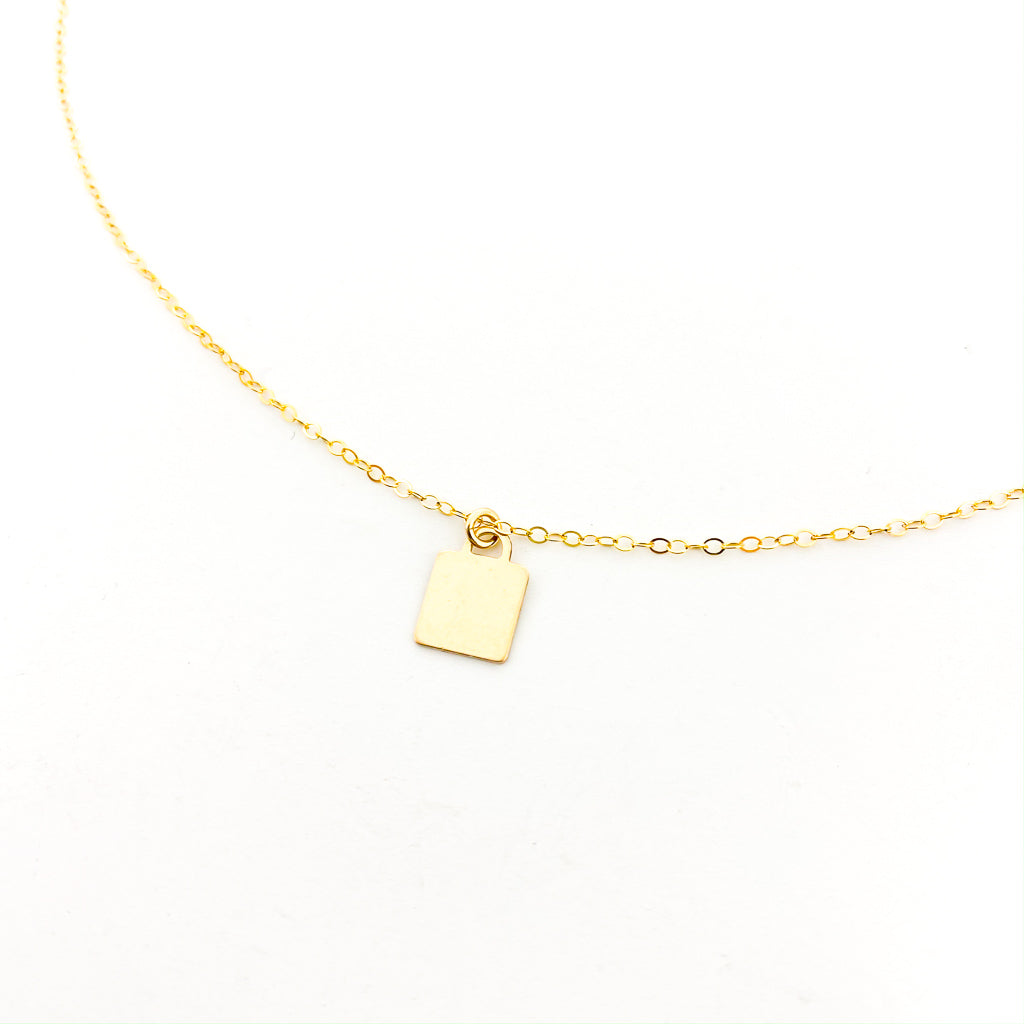 Square Disc Necklace - MTT Collective
