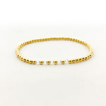 Gracie Beaded Birthstone Accented Bracelet | 3mm - MTT Collective