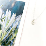 MINI PEACE CHARM NECKLACE | STERLING SILVER - MTT Collective