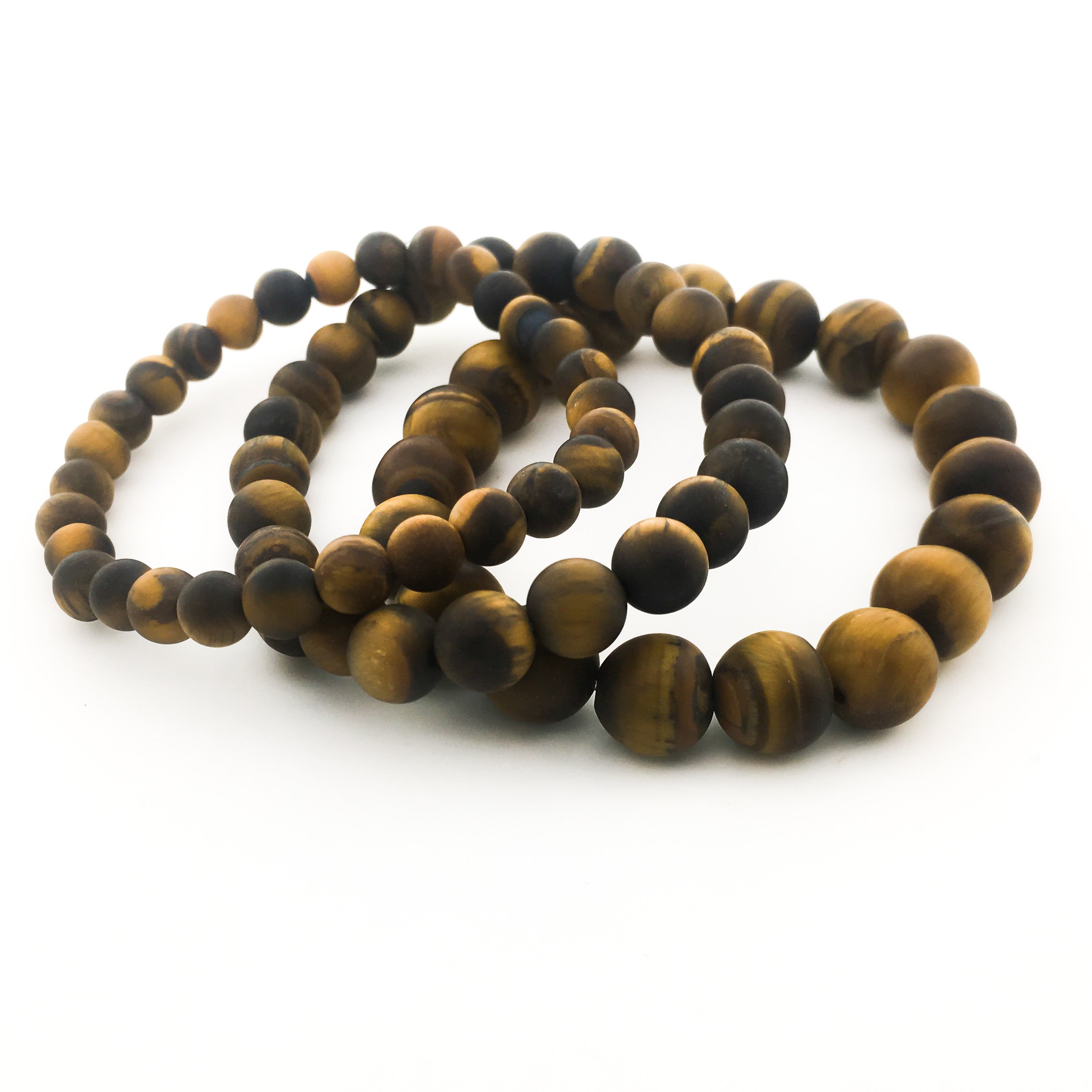 Men's Matte Tiger's Eye Bracelets - MTT Collective