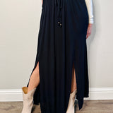 Mckenna Double Slit Maxi Skirt