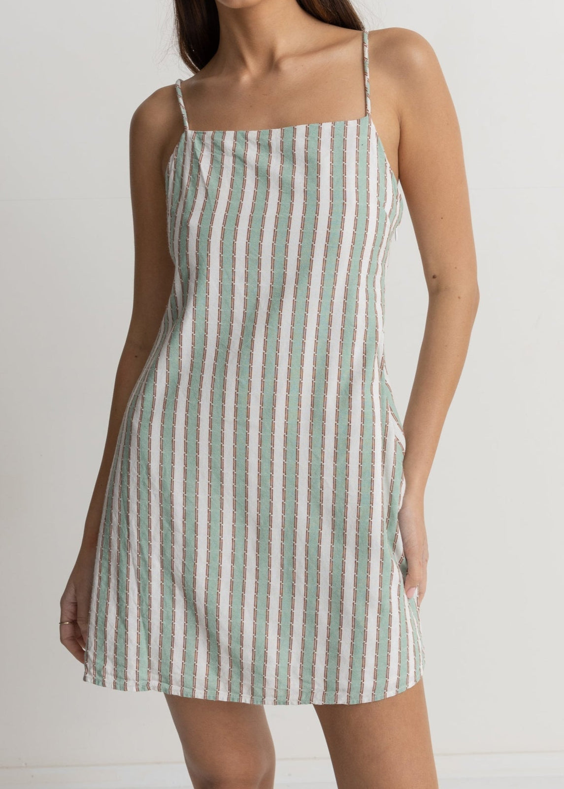 Seascape Stripe Mini Dress - MTT Collective