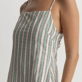 Seascape Stripe Mini Dress