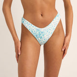 Rhythm - Womens - Swim - Bottoms - Serenity Floral High Cut Bottoms - MTT Collective