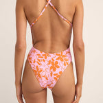 Rhythm - Womens - Swim - One Pieces - Bora Bora Floral Cross Back One Piece - MTT Collective