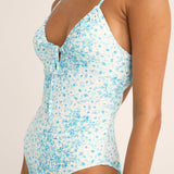 Rhythm - Womens - Swim - One Pieces - Serenity Floral Tie Front One Piece - MTT Collective