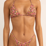 Rhythm - Womens - Swim - Tops - Marie Floral Slide Tri Bikini Top - MTT Collective
