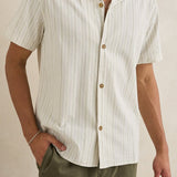 Vacation Stripe Short Sleeve Shirt