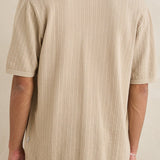 Textured Knit Short Sleeve Shirt