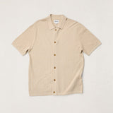 Textured Knit Short Sleeve Shirt