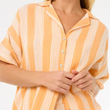 Premium Surf Stripe Short Sleeve Shirt