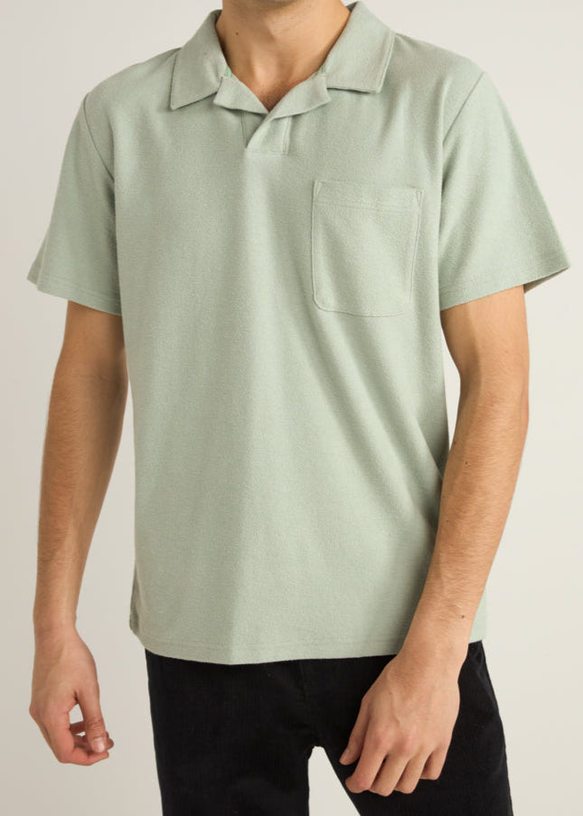 Rhythm - Mens - Tops - Polos - Vintage Terry Polo - MTT Collective