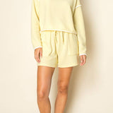 Katelyn Cloudy Knit Crop Top