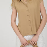Sun Deck Linen Button Down