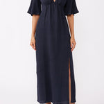 Whisper Maxi Dress in Navy - MTT Collective