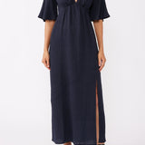 Whisper Maxi Dress in Navy - MTT Collective