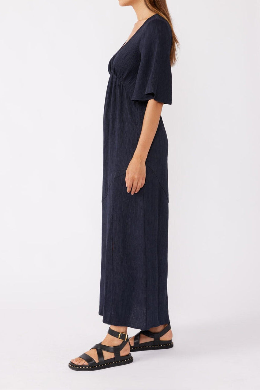 Whisper Maxi Dress in Navy - MTT Collective