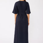 Whisper Maxi Dress in Navy - MTT Collective