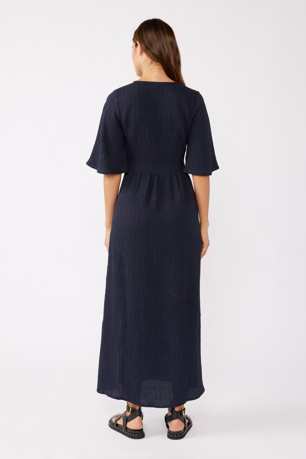 Whisper Maxi Dress in Navy - MTT Collective