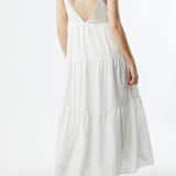 Classic Tiered Midi Dress