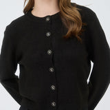 Colette Button-Detail Cardigan