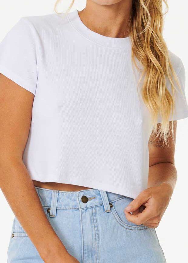 RIP CURL - Womens - Tops - Tees - Classic Ribbed Tee - MTT Collective