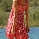 Poppy Field Smocked Tank Dress