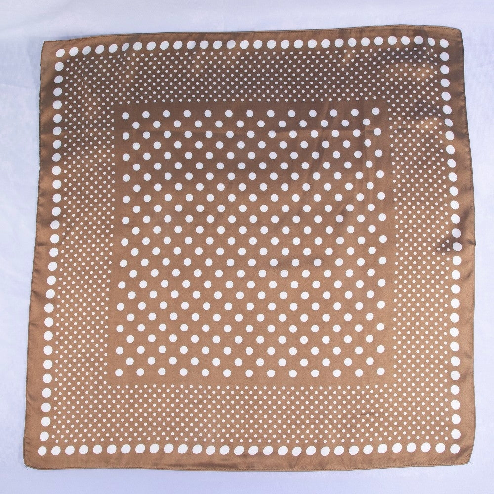 Cypress Ombre Dot Satin Scarf